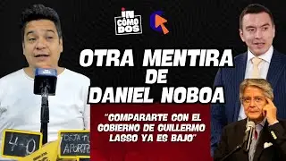 NOBOA SE COMPARA CON EL GOBIERNO DE LASSO - INCÓMODOS