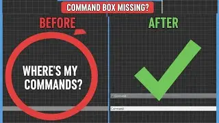 command box not showing in autocad