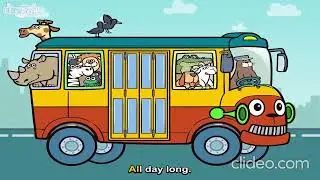 Little fox karaoke wheels on the bus reversed 