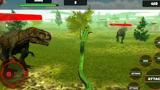 Best Dino Games - Angry Anaconda 🐍 vs 🦖 Dinosaur Simulator Android Gameplay Dino Games Dino videos