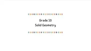 Solid Geometry Grade 10 EGD Page 90 Cylinder