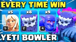 Best TH12 Yeti Bowlers Attack Strategy 2024 | Every Time Win