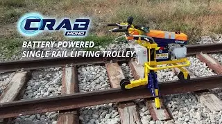 CRAB MONO - Battery-powered single rail lifting trolley | Geismar