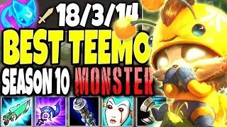 😈 Teemo is a SEASON 10 MONSTER 😈 Best Teemo Season 10 build to Carry - LoL TOP Teemo s10 Gameplay