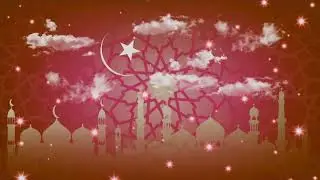 Islamic Ramadan Kareem Orange Background Videos free Canva (Years 2025-2010) Ratio 16:9 HD