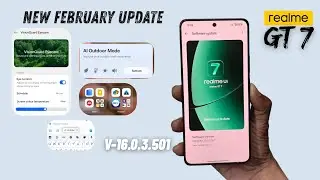 REALME GT 7 NEW FEBRUARY UPDATE - AI WRITER,MIND MAP & AI OUTSIDE MODE 👀