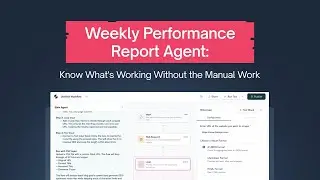 AI Marketing Agent: Weekly PPC Performance Reports