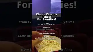 Cheap Cinema Tickets For Kids (UK Summer 2025)