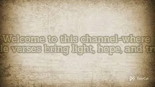 📖 Where Bible Verses Bring Light, Hope & Truth