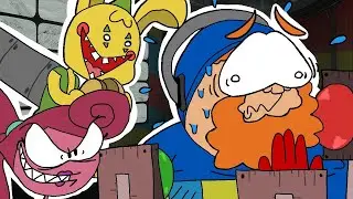 Caseoh in Poppy Playtime but it’s animated PART 2 (CASEOH VS BUNZO)