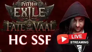 [HC SSF] Where The Gods Play 🔴LIVE PoE 2: Fate of the Vaal !rip !merch !sponsors