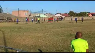 Free-Kick from Bluegum United AFC playing in SAFA Cape Town Regional Men's League