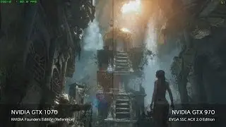 Rise of the Tomb Raider - GTX 1070 vs 970 Benchmark Comparison