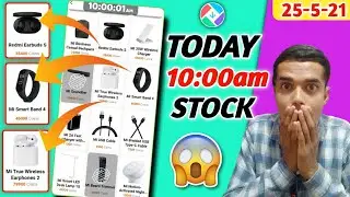 #GetApps 10:00am Stock (25-5-21) | Mi Smartband 4 & Redmi Earbud S In Stock 🥰 | Getapps Redeem