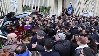 Napoli, i funerali di Vincenzo D'Agostino
