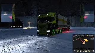 KARDA KAYAN LASTİKLER!! YOLDA KALAN TIR!!