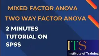 2 minutes SPSS Tutorial  | Repeated Measure ANOVA  | Mixed Factor ANOVA #spsstutorial #dataanalysis