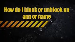 How do I block or unblock an app or game in facebook