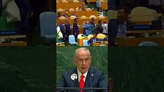 Mass walkout at UN as Israeli PM makes speech