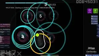 osu! | 404 AimNotFound | TWICE - CHEER UP [SHY SHY SHY!] +EZ,DT 98.97% FC 418pp
