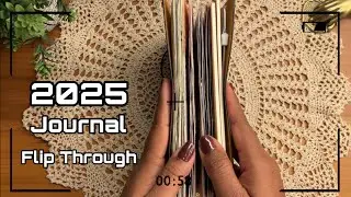 ✨[ASMR] 2025 Journal Flip Through ✨#scrapbooking #collageart 