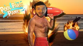 Burning Hot Lotion Party!  | Pool Party Panic