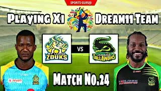 St Lucia Zouks vs Jamaica Tallawahs, CPL 2019 Match No.24, Match Preview and Dream11 Team