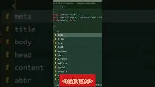 marquee tags in html | html | html tags | #html #shorts