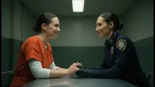 Lesbian love between a female inmate and a female police officer  | Lesbian Love