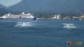 DHC-2 Beaver and DHC-6 Twin Otter | Dual takeoff | 4K