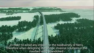 „Rail Baltica“ geležinkelio tiltas per Nerį