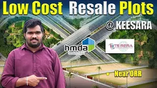 HMDA & RERA Approved Resale Plots near ORR @ Keesara | Road Facing Plots