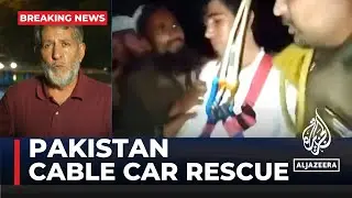 Pakistan cable car rescue: All 8 people, including children, rescued