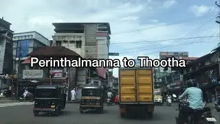 Driving from Perinthalmanna to Thootha 4K | Kerala | India