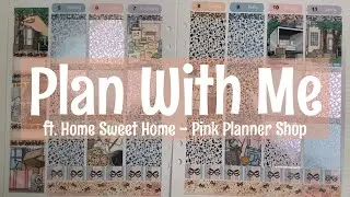 Plan With Me || February 5th - 11th 2024 || Ft. Home Sweet Home - Pink Planner Shop || Carlea Plans