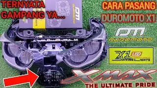 #CARA PEMASANGAN DUROMOTO X1 DI HEADLAMP YAMAHA XMAX 250 @Ade Riyan29