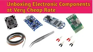 Unboxing Electronic Components at Very Cheap Price|| science project kit|| #electronickit #unboxing