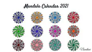 Mandala Calendar 2021