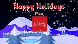 Apple B Creativeholiday card ex1