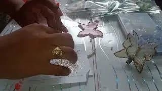How to Make  moving Butterfly Hair Clip