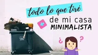 Cosas que deseché desde que soy minimalista 📦🙅