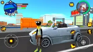 Stickman cowboy vs city robot car | Stickman superhero new game | Gaming section