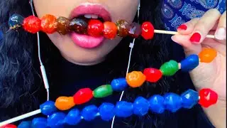 ASMR | Gummy Candy Noms 😋 Sticky Eating Sounds ~ Chamoy & Tajin