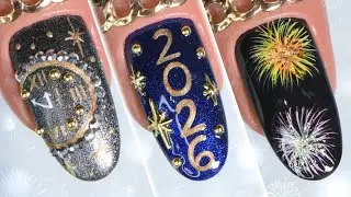 New Year Nails 2026 ✨ | Easy New Year's Eve Nail Design Ideas