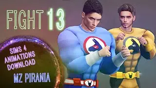 FIGHT 13 | Sims 4 Custom Animations | (Download)