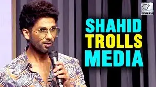 Shahid Kapoor's RUDE Behaviour With Media Reporters | LehrenTV