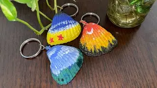 Painting on Seashells| Easy acrylic painting ideas for beginners | Shylin&rsquo;s Sketchbook