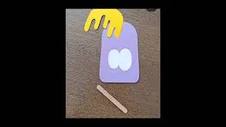 How to make ice cream craft #shorts #youtubeshorts #icecream #papercraft #preschool #viral