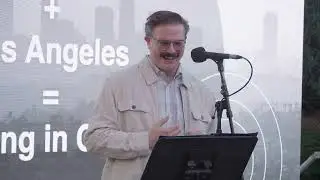 Charles Jensen performs live at Grand Performances in Los Angeles