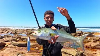 TARGETING BIG FISH OFF THE ROCKS